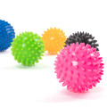 logotipo de logotipo colorido alimento de silicona nocsae doble lacrosse PVC Massage Ball